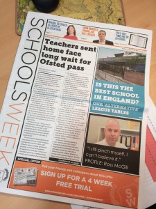 @SchoolsWeek Interview with @TeacherToolkit article publication
