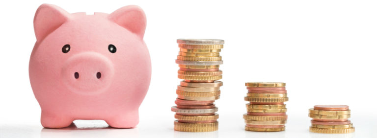 Teachers Pensions Savings Money Pink Piggy Bank