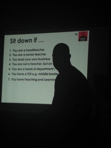 #TMEnfield @TeacherToolkit presentation Hidden Leaders TeachMeet