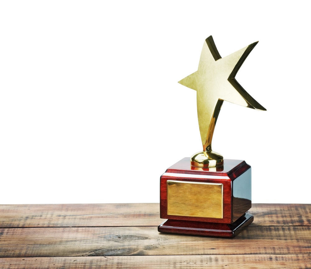 shutterstock_129274496 star award with space for text on white background awards blogging