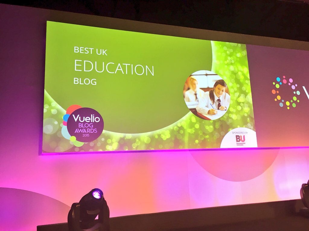 #VuelioBlogAwards Blogging UK Education