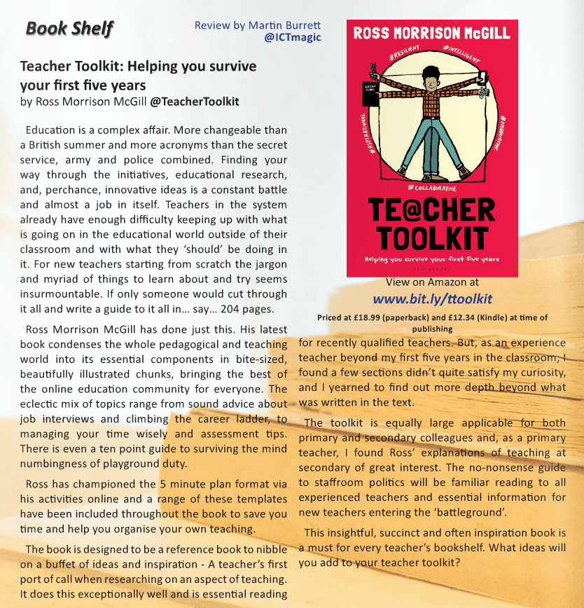 UkEdChat Book Teacher Toolkit Review