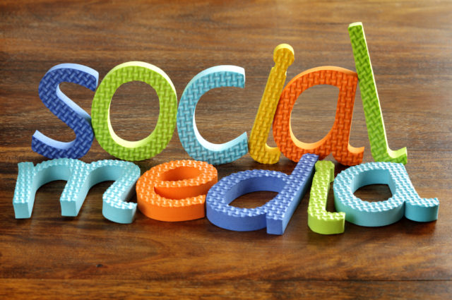 shutterstock_103079873 Social media written in foam letters concept for social networking within youth culture