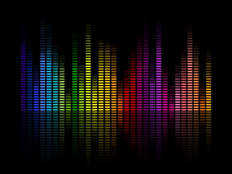 shutterstock_130055504 Vector Illustration of a Colorful Music Equalizer