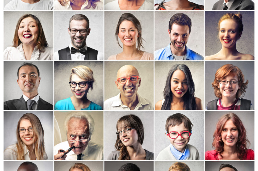 shutterstock_157248584 mosaic of satisfied people gender equality race ethnicity