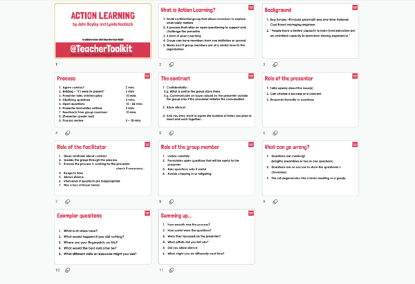 Action Learning Slides Preview by @TeacherToolkit