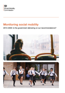 Monitoring social mobility 2013 to 2020