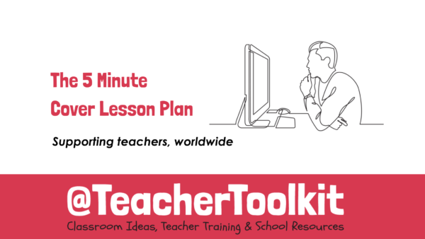 The 5 Minute Cover Lesson Plan