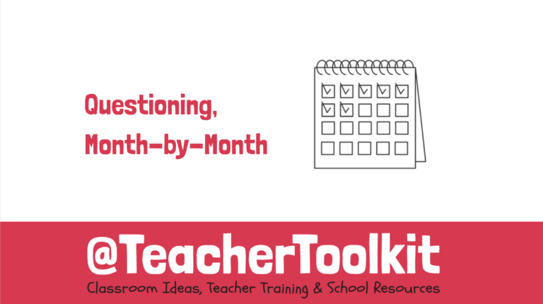 Guide To Questioning Month-by-Month Timetable