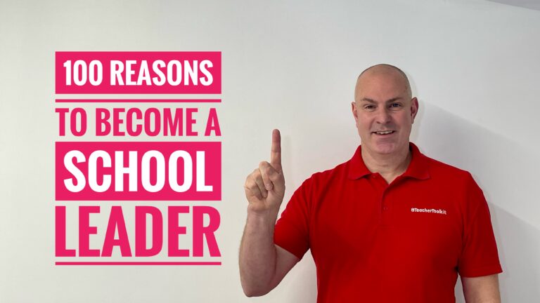 100 Reasons to Become a School Leader